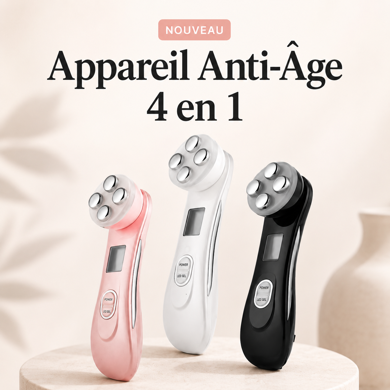 Appareil de Soin Visage Multifonction – Lifting, Raffermissement et Éclat