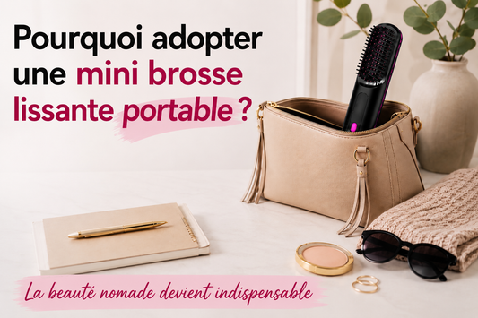 Pourquoi adopter une mini brosse lissante portable ?