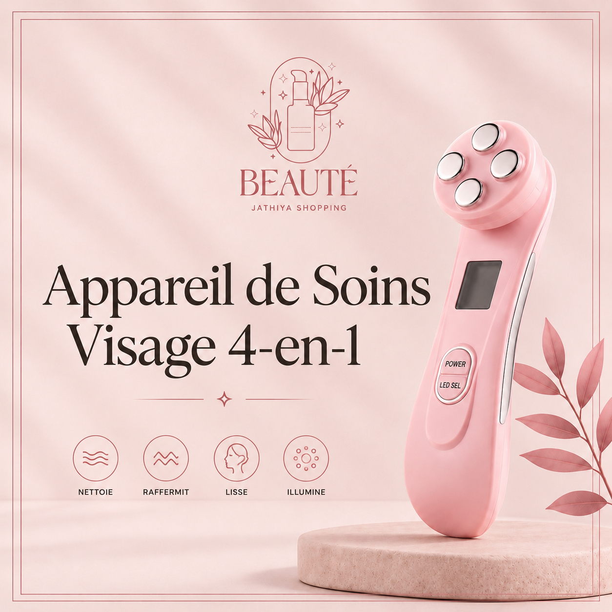 Appareil de Soin Visage Multifonction – Lifting, Raffermissement et Éclat
